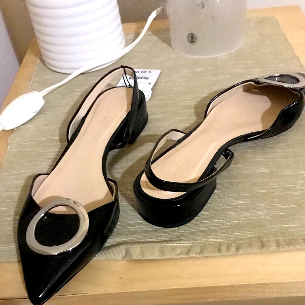 Zara flats.